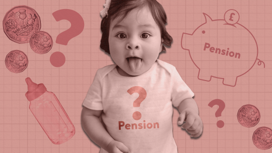 How does having a baby affect my pension?